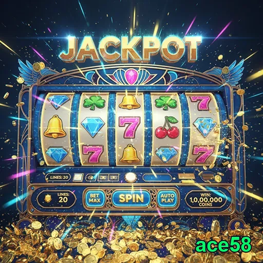 Player enjoying mobile slot games on ace58
